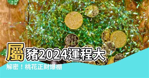 2024 屬豬運勢|屬豬2024運勢丨屬豬增運顏色、開運飾物、犯太歲化解、年份